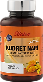 Balen Kudret Narı ve Sarı Kantaron Yağı İçeren Yumuşak 1580 Mg 100 Kapsül