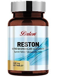 Balen Reston Bitki Ekstraktları ve Vitamin İçeren 500 Mg 60 Tablet