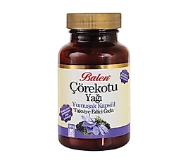 Balen Çörekotu Yağı Yumuşak 80 Kapsül 1380 Mg