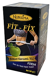 Nursima Fit - Fix Bitkisel Karışımlı Toz 140 gr