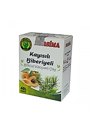 Nursima Kayısılı Biberiyeli Bitkisel Karışımlı Çay 40 Adet Süzen Poşet