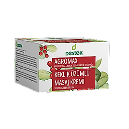 Destek Agromax Keklik Üzümlü Masaj Kremi 140 gr