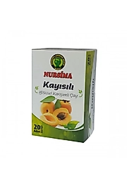 Nursima Kayısılı Bitkisel Karışımlı  Çay 20 Adet Süzen Poşet