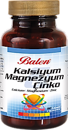 Balen Kalsiyum - Magnezyum - Çinko 709 Mg 90 Kapsül
