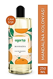 Agarta 80 Derece Mandalina Kolonyası Cam Şişe 250 ml