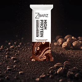 ZBARZ Kakaolu Parçacıklı Fındıklı Yüksek Proteinli Bar 35 gr 12 li