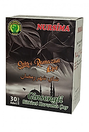Nursima Ginsengli Bitkisel Karışımlı Çay 30 Adet Süzen Poşet
