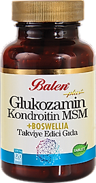 Balen Glukozamin Kondroitin Msm Boswelia Tablet 1200 Mg  120 Tablet