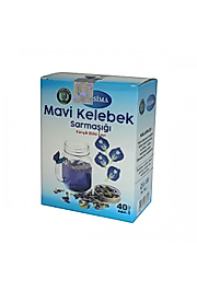 Nursima Mavi Kelebek Sarmaşığı Karışık Bitki  Çayı 40 Adet Süzen Poşet