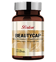 Balen Beautycap Bitki Ekstraktları, Vitamin ve Mineral İçeren  Takviye Edici Gıda 575 mg 60 Kapsül