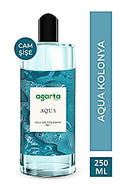 Agarta Aqua Kolonya 80 Derece Cam Şişe 250 ml