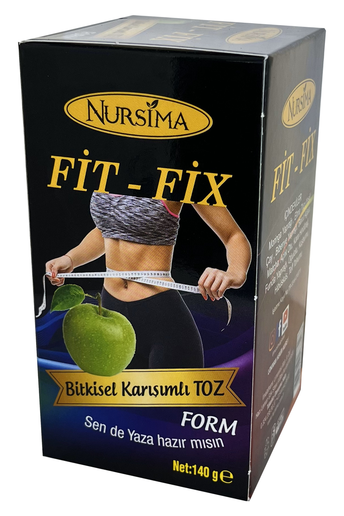 Nursima Fit - Fix Bitkisel Karışımlı Toz 140 gr